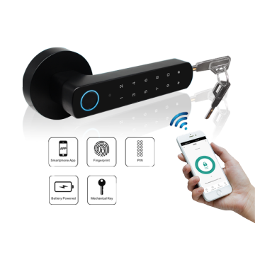 Secukey Wireless Access Control Power Supply Biometric Fingerprint Smart Door Lock with Tuya App